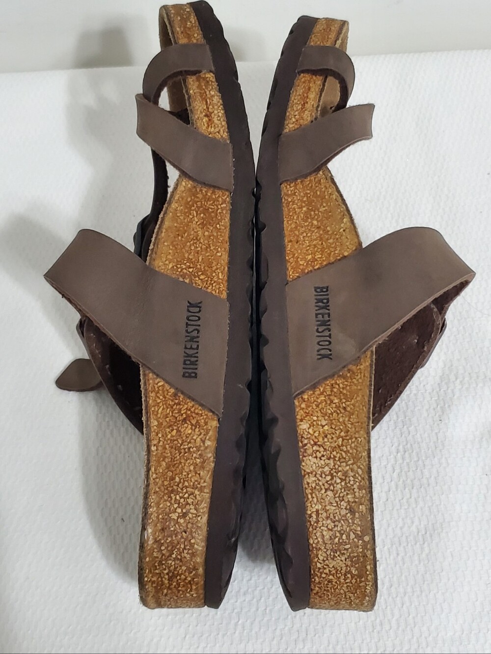 Birkenstock Mayari Habana Brown Oiled Leather Sandals Size 37 - Picture 5 of 7